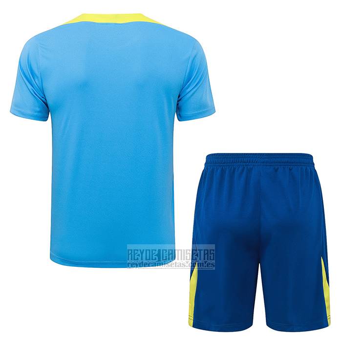 Chandal del Barcelona Manga Corta 2025-2026 Azul - Pantalon Corto